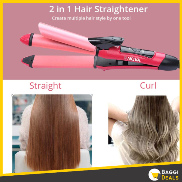 2 In 1 Nova Hair Straightener