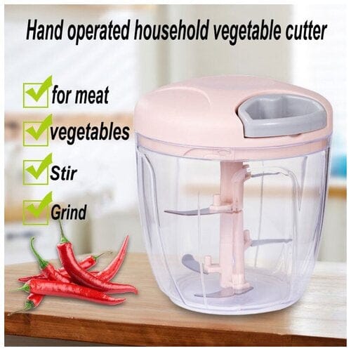 5 Blades Manual Vegetable Chopper