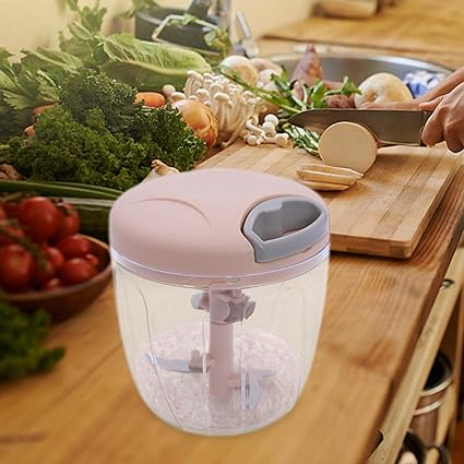 5 Blades Manual Vegetable Chopper